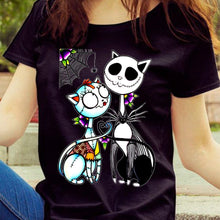 Load image into Gallery viewer, Jack Skellington and Sally cat