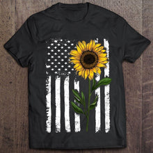 Load image into Gallery viewer, Sunflower American flag