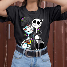 Load image into Gallery viewer, Jack Skellington and Sally cat