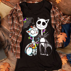 Jack Skellington and Sally cat