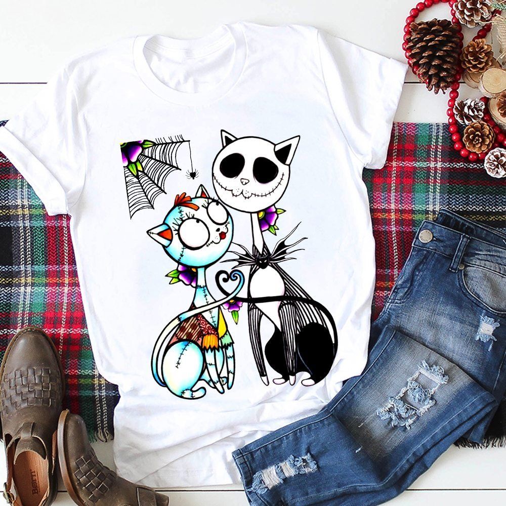 Jack Skellington & Sally cat