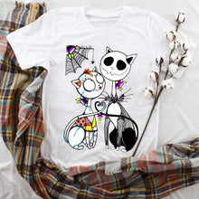 Load image into Gallery viewer, Jack Skellington &amp; Sally cat