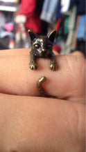 Load image into Gallery viewer, VINTAGE HANDMADE CAT RING