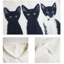 Load image into Gallery viewer, BLACK CAT COLLAR SWEATSHIRT