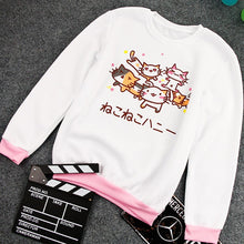 Load image into Gallery viewer, JAPANESE STYLE CAT SWEATSHIRT