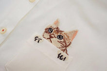 Load image into Gallery viewer, CAT IN POCKET SHIRT