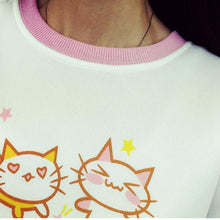 Load image into Gallery viewer, JAPANESE STYLE CAT SWEATSHIRT